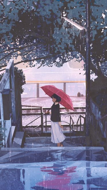 雨后小故事福利本子图 二次元萌图(1)