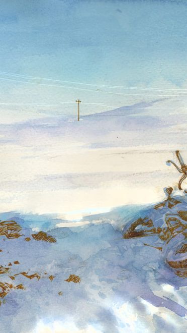 桂密岩花白，梨疏树叶红 冬季电脑壁纸(1)