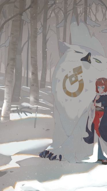 桂密岩花白，梨疏树叶红 冬季电脑壁纸(1)