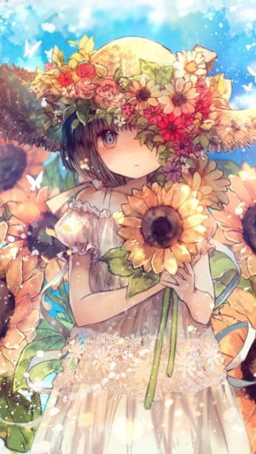 帽子与连衣裙 二次元萌图(1)