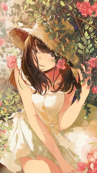 帽子与连衣裙 二次元萌图(1)