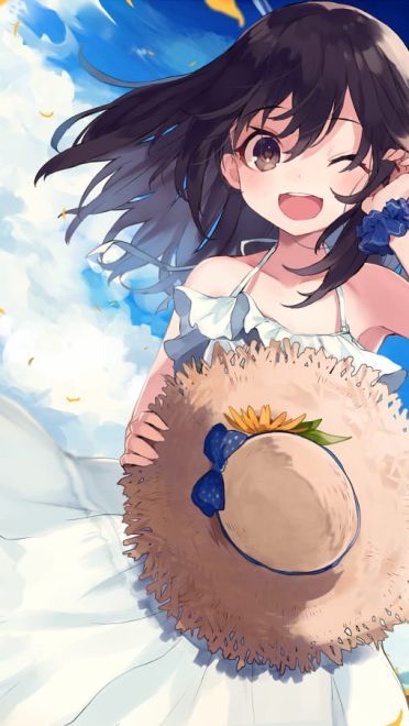 帽子与连衣裙 二次元萌图(1)