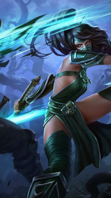 英雄联盟LOL离群之刺/暗影之拳阿卡丽全皮肤高清无水印原画下载(1)