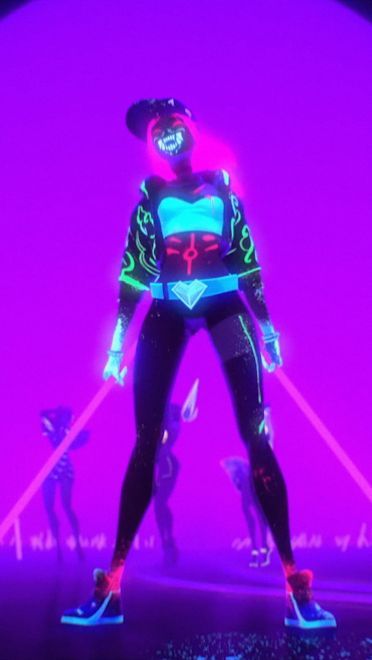 英雄联盟LOL离群之刺阿卡丽K/DA皮肤4K分辨率电脑壁纸(1)