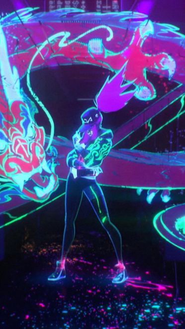 英雄联盟LOL离群之刺阿卡丽K/DA皮肤4K分辨率电脑壁纸(1)