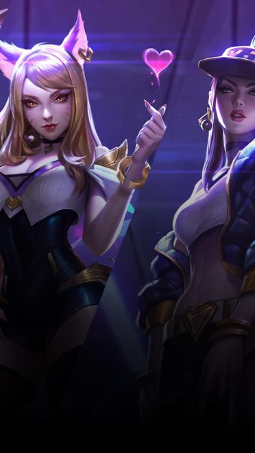 英雄联盟LOL离群之刺阿卡丽K/DA皮肤4K分辨率电脑壁纸(1)