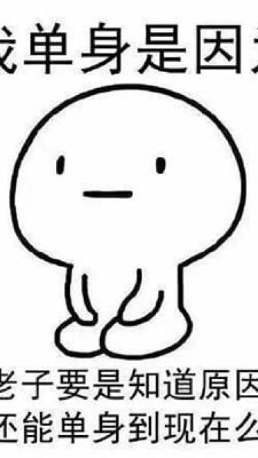 “自杀式单身”乖巧跪坐QQ表情包