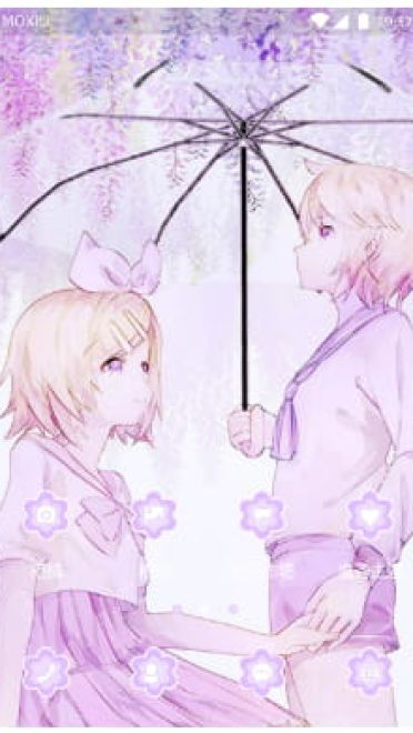 『它它』紫罗兰浪漫 手机主题