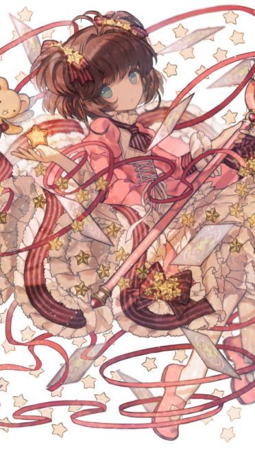 魔卡少女樱（又名百变小樱魔术卡）木之本樱 二次元萌图(1)