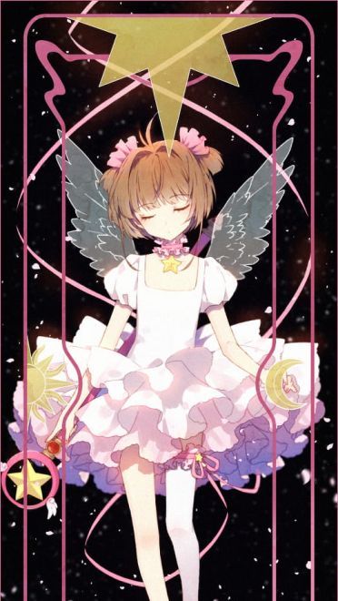 魔卡少女樱（又名百变小樱魔术卡）木之本樱 二次元萌图(1)