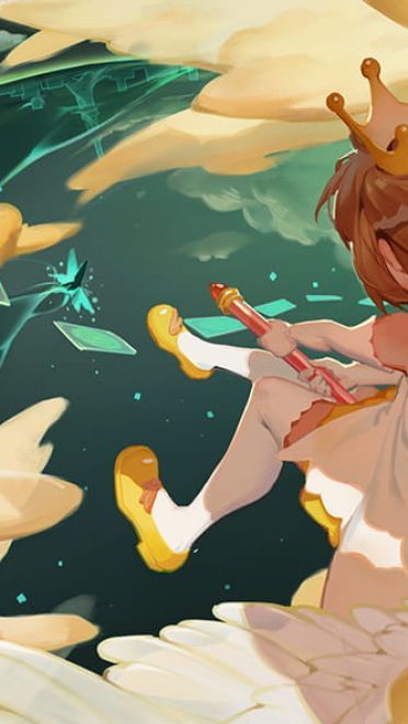 魔卡少女樱（又名百变小樱魔术卡）木之本樱 二次元萌图(1)