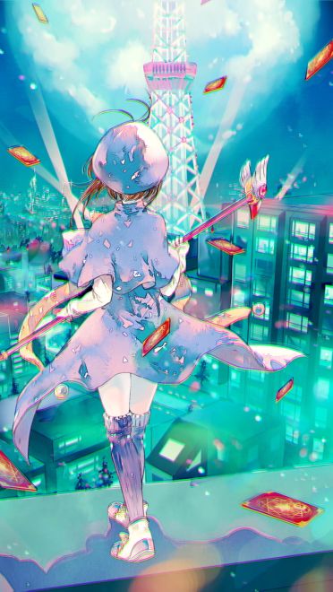 魔卡少女樱（又名百变小樱魔术卡）木之本樱 二次元萌图(1)