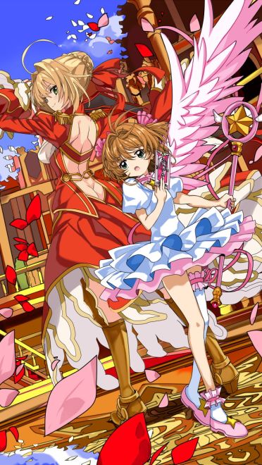 魔卡少女樱（又名百变小樱魔术卡）木之本樱 二次元萌图(1)