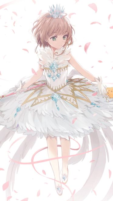 魔卡少女樱（又名百变小樱魔术卡）木之本樱 二次元萌图(1)