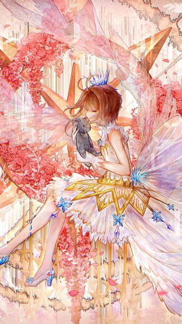 魔卡少女樱（又名百变小樱魔术卡）木之本樱 二次元萌图(1)