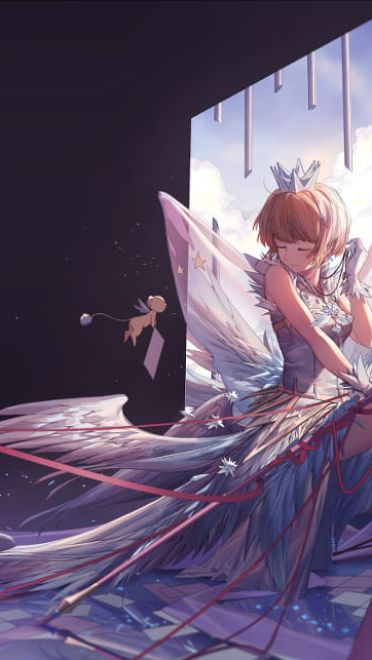 魔卡少女樱（又名百变小樱魔术卡）木之本樱 二次元萌图(1)