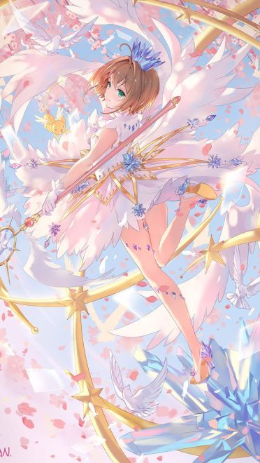 魔卡少女樱（又名百变小樱魔术卡）木之本樱 二次元萌图(1)