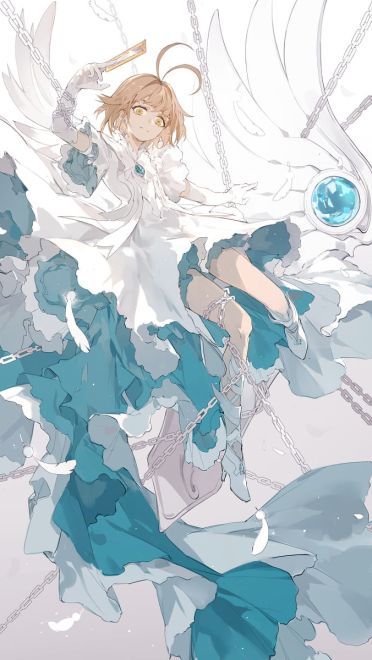 魔卡少女樱（又名百变小樱魔术卡）木之本樱 二次元萌图(1)