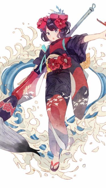 今天你沉船了吗 FGO葛饰北斋二次元萌图(1)