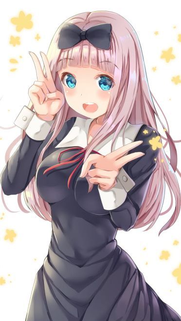 辉夜大小柤想让我告白 藤原千花书记 二次元萌图(1)