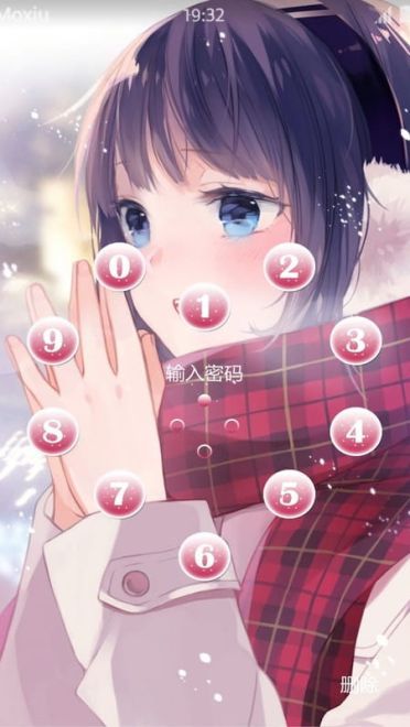 童年下雪了  少女手机主题