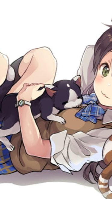 少女与猫福利本子图--每日P站动漫壁纸美图推荐0305期(1)