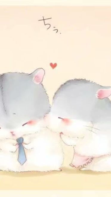 日本画师ゆたか笔下的可爱仓鼠小日常