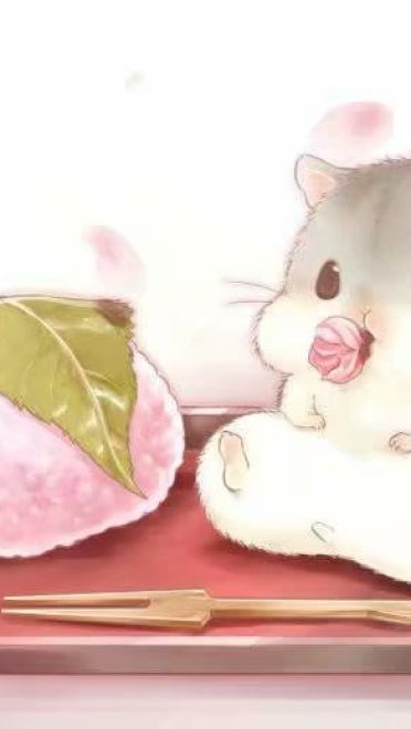 日本画师ゆたか笔下的可爱仓鼠小日常