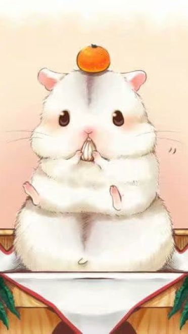 日本画师ゆたか笔下的可爱仓鼠小日常