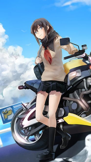 每日K站壁纸推荐——机车少女专题（1）(1)