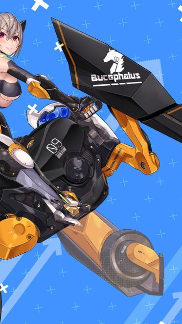 每日K站壁纸推荐——机车少女调试版(1)