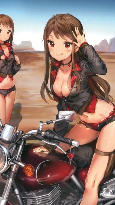 每日K站壁纸推荐——机车少女调试版(1)