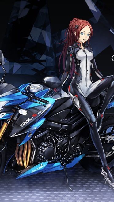 每日K站壁纸推荐——机车少女调试版(1)