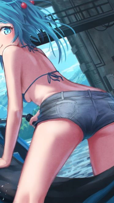 每日K站壁纸推荐——机车少女调试版(1)