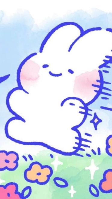 彩虹兔兔表情包