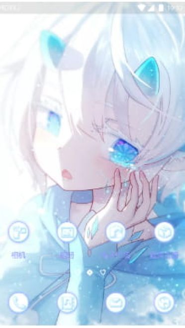 冰雪萝莉 手机主题
