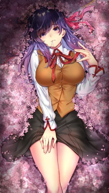 fate 间桐樱手机壁纸(1)