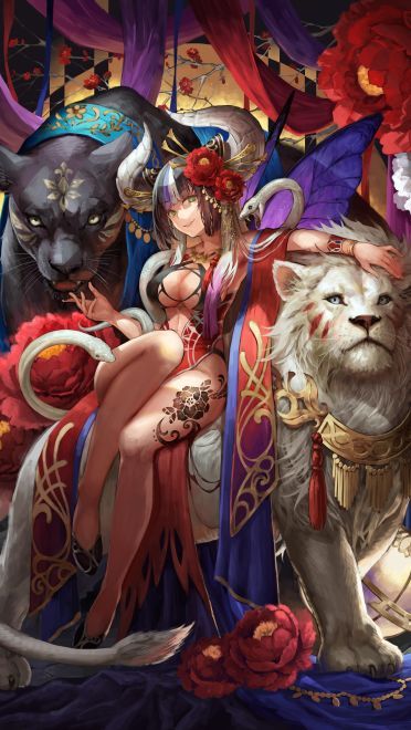 P站画师大熊まい作品 手机动漫壁纸