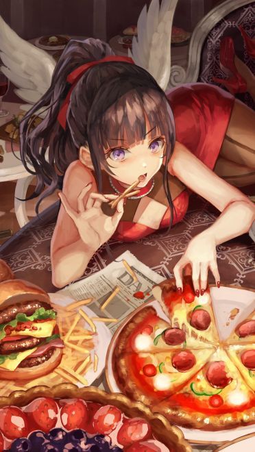 P站画师大熊まい作品 手机动漫壁纸