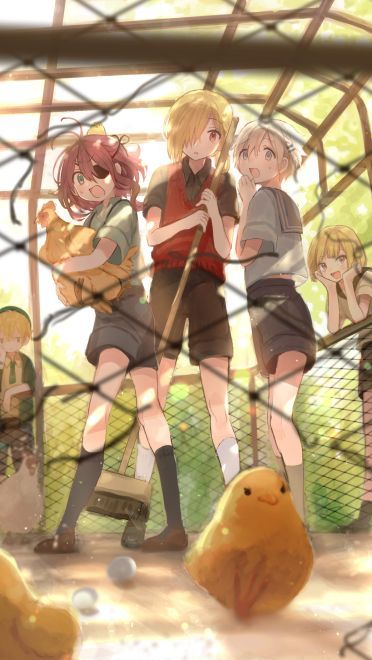 P站画师キャナリーヌ作品 手机动漫壁纸