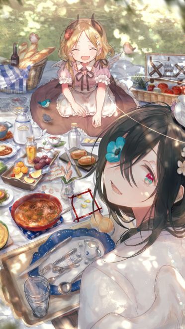 P站画师キャナリーヌ作品 手机动漫壁纸