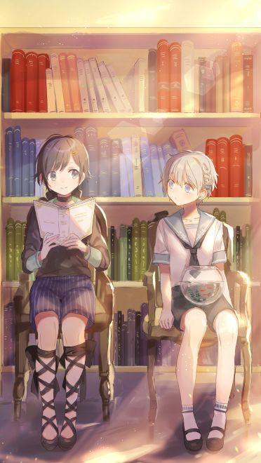 P站画师キャナリーヌ作品 手机动漫壁纸