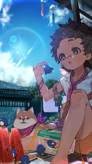 P站画师牛野こも作品 手机动漫壁纸