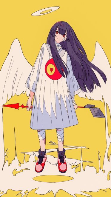 P站画师焦茶 ◆ 日曜日G32a作品 手机动漫壁纸