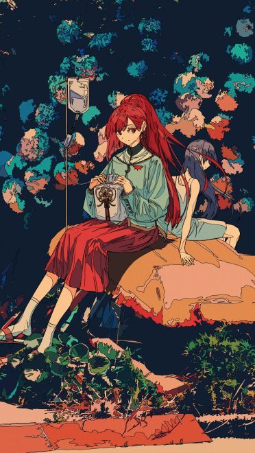 P站画师焦茶 ◆ 日曜日G32a作品 手机动漫壁纸