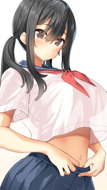 p站美图推荐 萌妹抬手露腰特辑