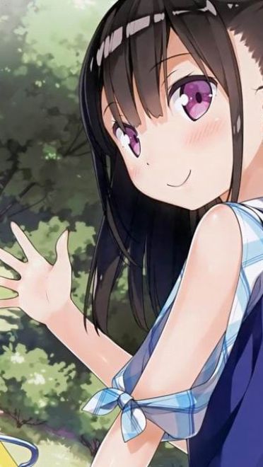 花样美少女 桌面壁纸 调皮可爱