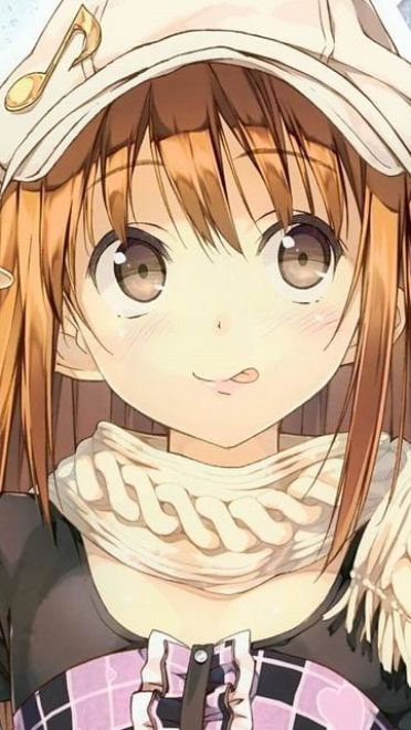 花样美少女 桌面壁纸 调皮可爱