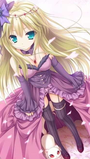 可爱小礼服 手机壁纸 少女笑颜