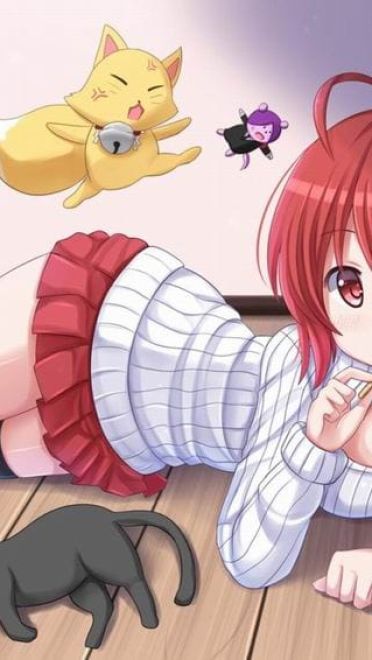 趴着躺着 桌面壁纸 随心所欲